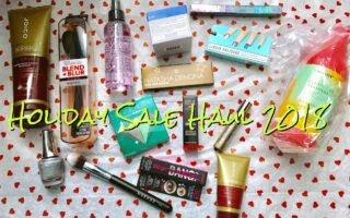 cosmetics that I bought during holiday sales 2018, neversaydiebeauty.com