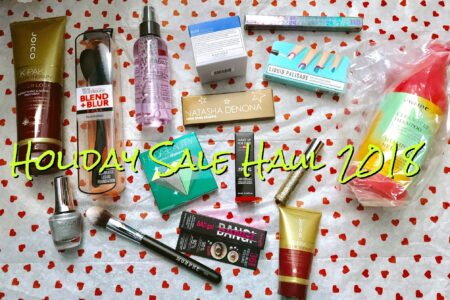 cosmetics that I bought during holiday sales 2018, neversaydiebeauty.com