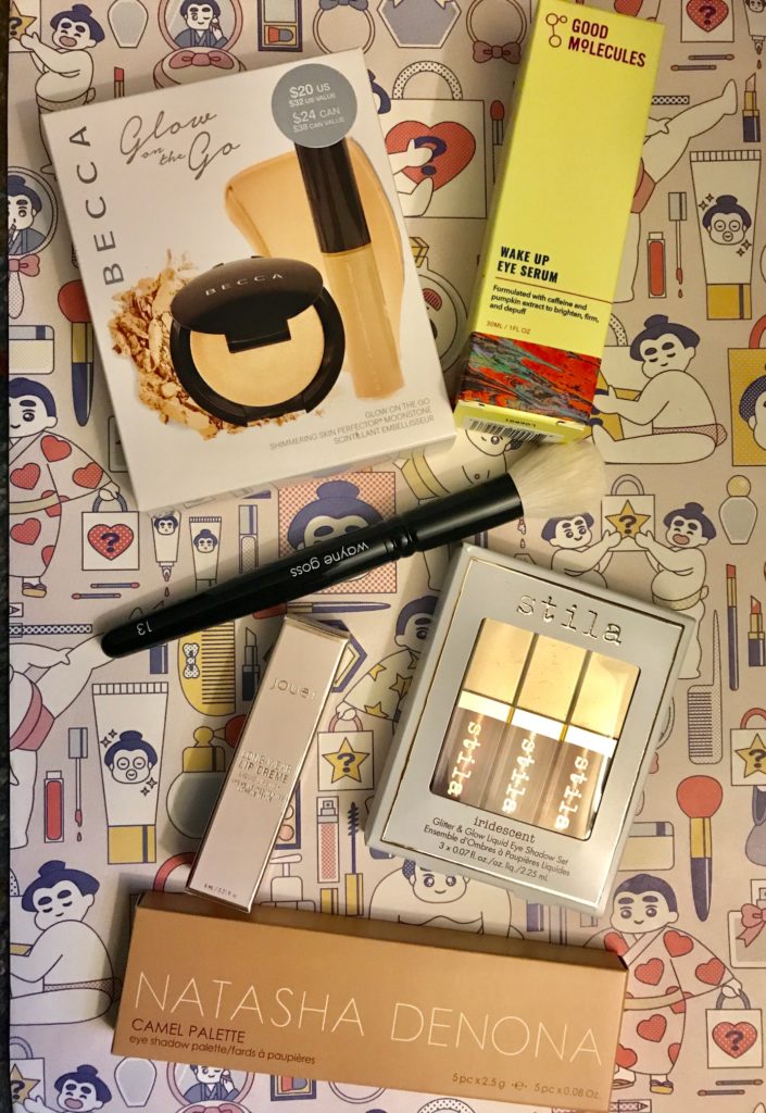 contents of my 2019 Beautylish Lucky Bag in their boxes, neversaydiebeauty.com