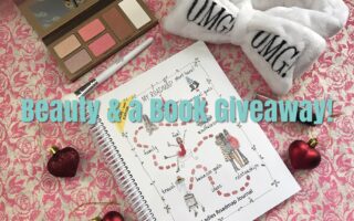 Beauty & A Book giveaway with prize items, neversaydiebeauty.com