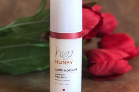 Hey Honey Good Morning Honey Silk Facial Serum bottle, neversaydiebeauty.com