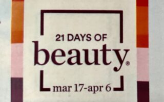 Ulta 21 Days of Beauty logo for Spring 2019, neversaydiebeauty.com