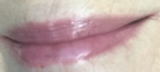 lip swatch of Physicians Formula Butter Lipstick in shade Mauvin' In Brazil, neversaydiebeauty.com
