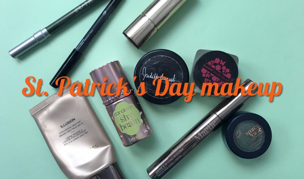 makeup items for St Patrick's Day, neversaydiebeauty.com