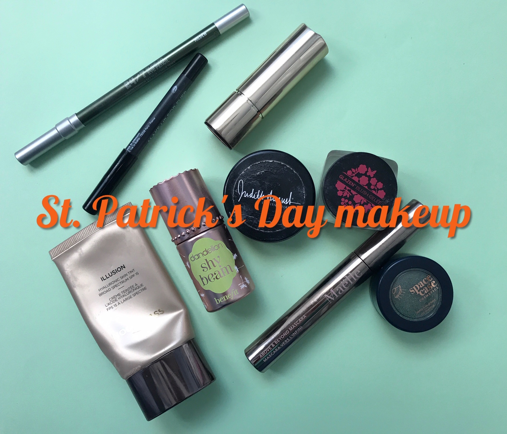 makeup items for St Patrick's Day, neversaydiebeauty.com