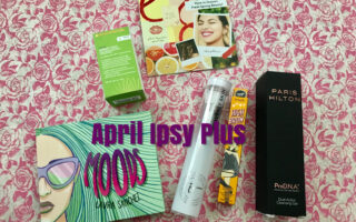 beauty products in my April 2019 Ipsy Plus box, neversaydiebeauty.com