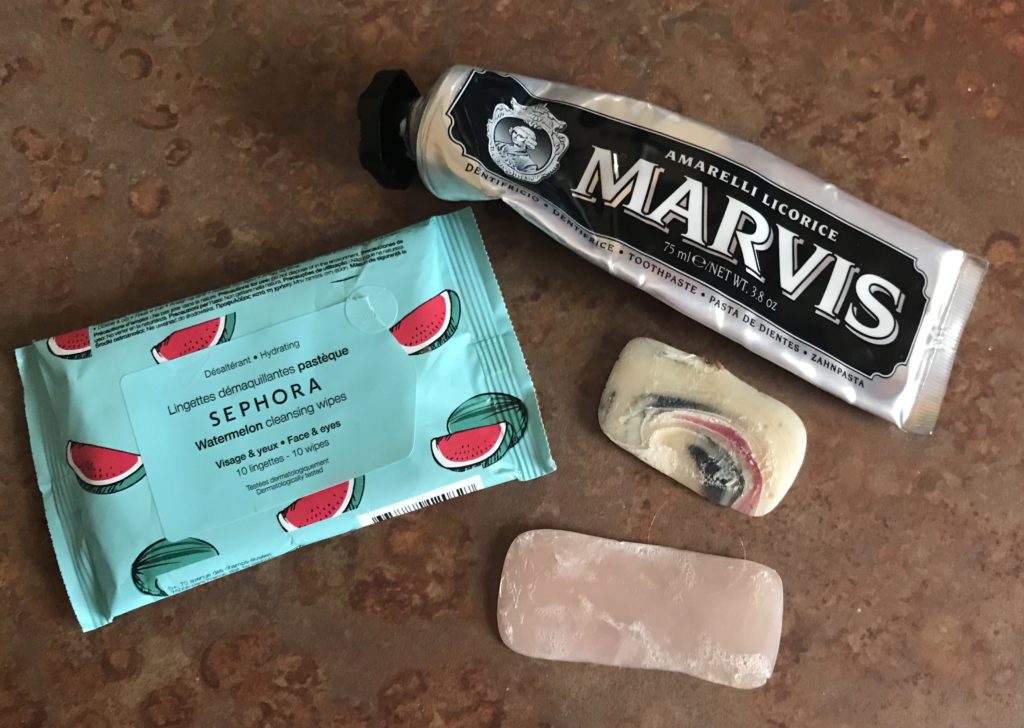 bath and body products that I used up in May 2019
