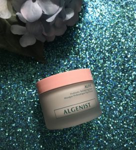 jar of Algenist Alive Prebiotic Balancing Mask, neversaydiebeauty.com