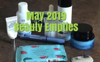 skincare, makeup and bath & body products I used up in May 2019