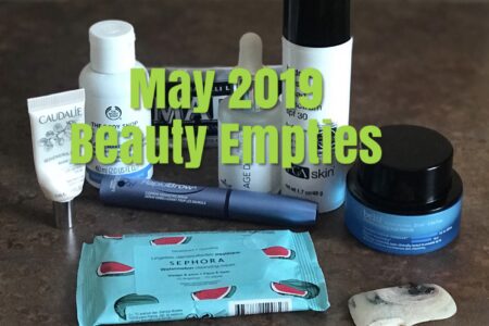 skincare, makeup and bath & body products I used up in May 2019