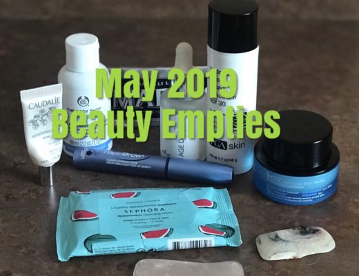 skincare, makeup and bath & body products I used up in May 2019