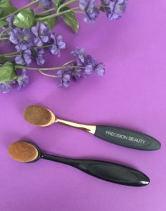 2 Artis-style fiber bristled/velvet makeup brushes, size oval 6, neversaydiebeauty.com