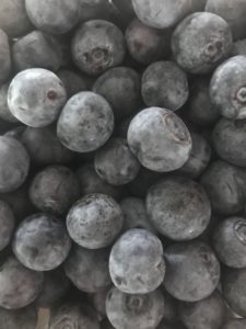 closeup of blueberries, neversaydiebeauty.com