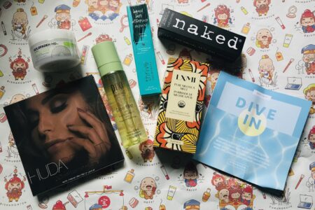 beauty products in my Ipsy Plus "Dive In" box for July 2019