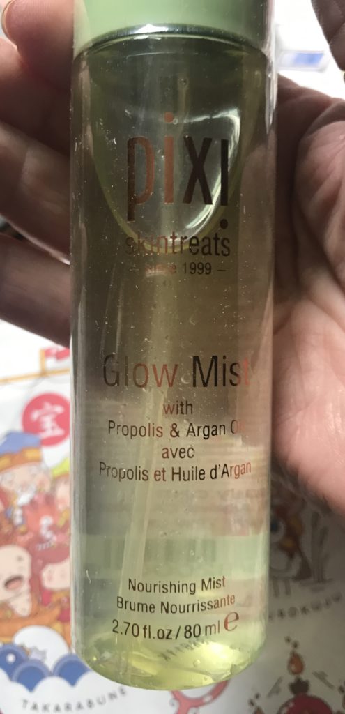spray bottle of Pixi by Petra Glow Mist