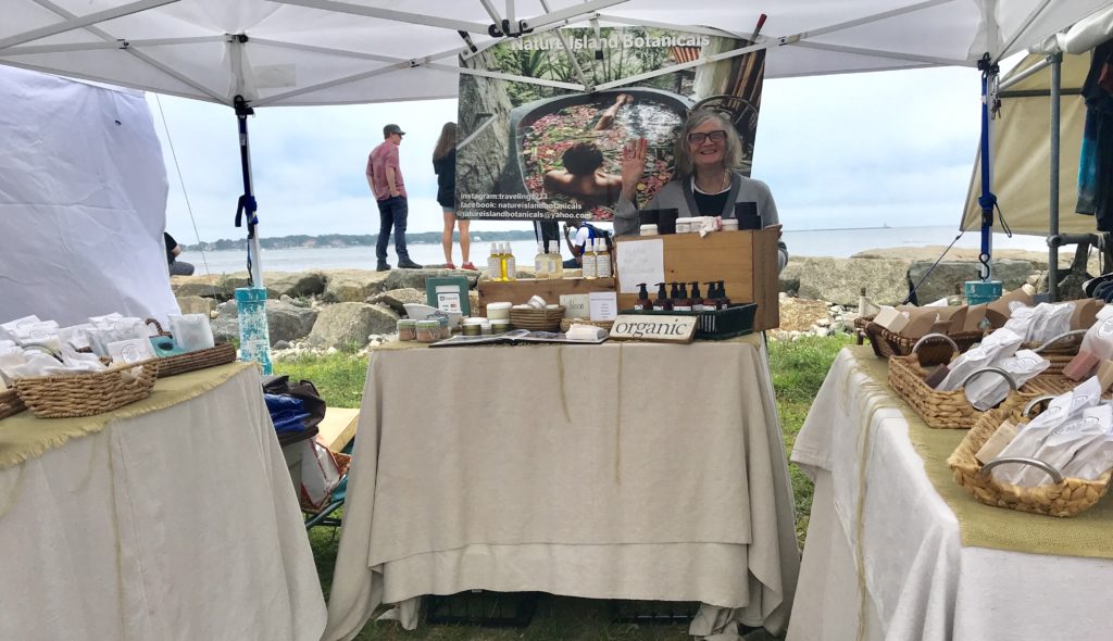 Daphne's booth at Gloucester Waterfront Festival 2019