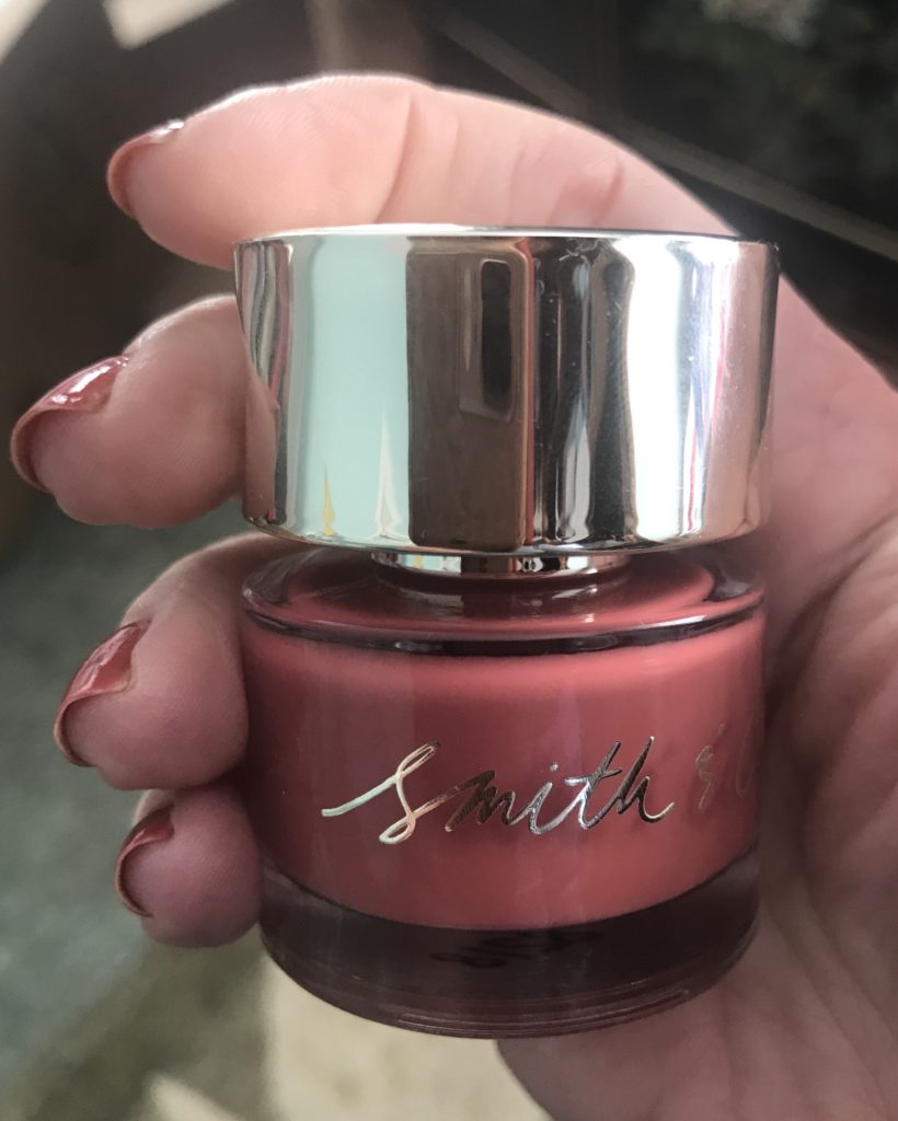 bottle of Smith & Cult Nail Polish in shade Love Lust Lost, a dirty rose shade