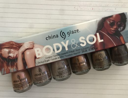 China Glaze Body & Sol Micro Mini Kit, 6 tiny bottles of neutral polishes