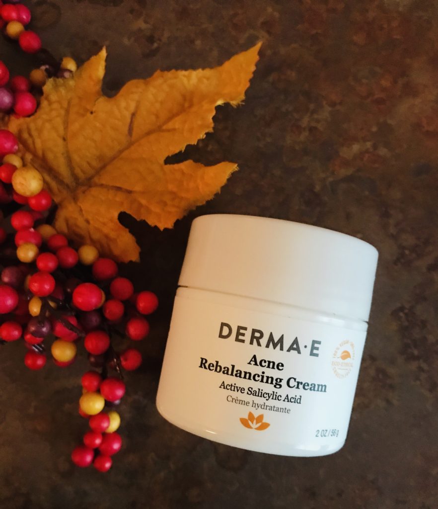 jar of Derma E Acne Rebalancing Cream