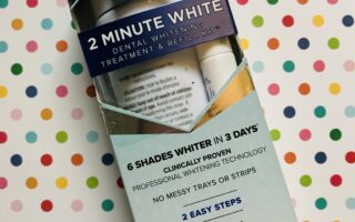 new blue outer packaging for Luster Premium White 2 Minute White kit, 2019