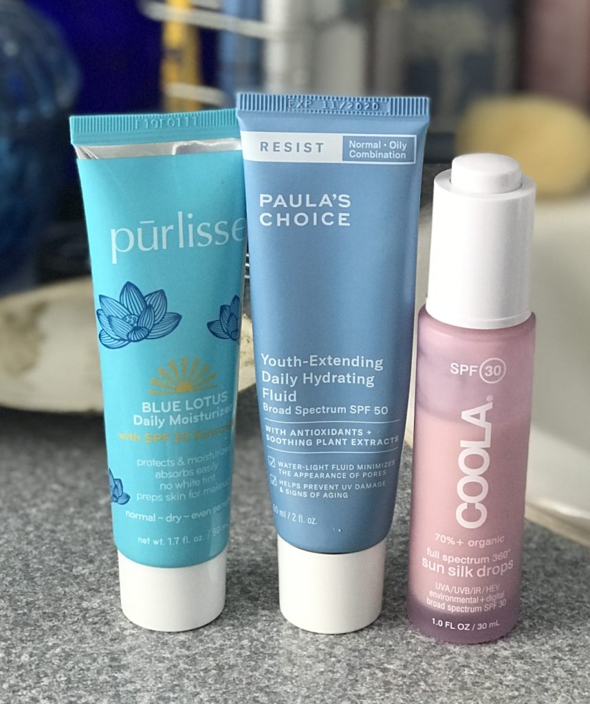 favorite sunscreens for face from summer-fall 2019