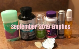 beauty products I used up in September 2019