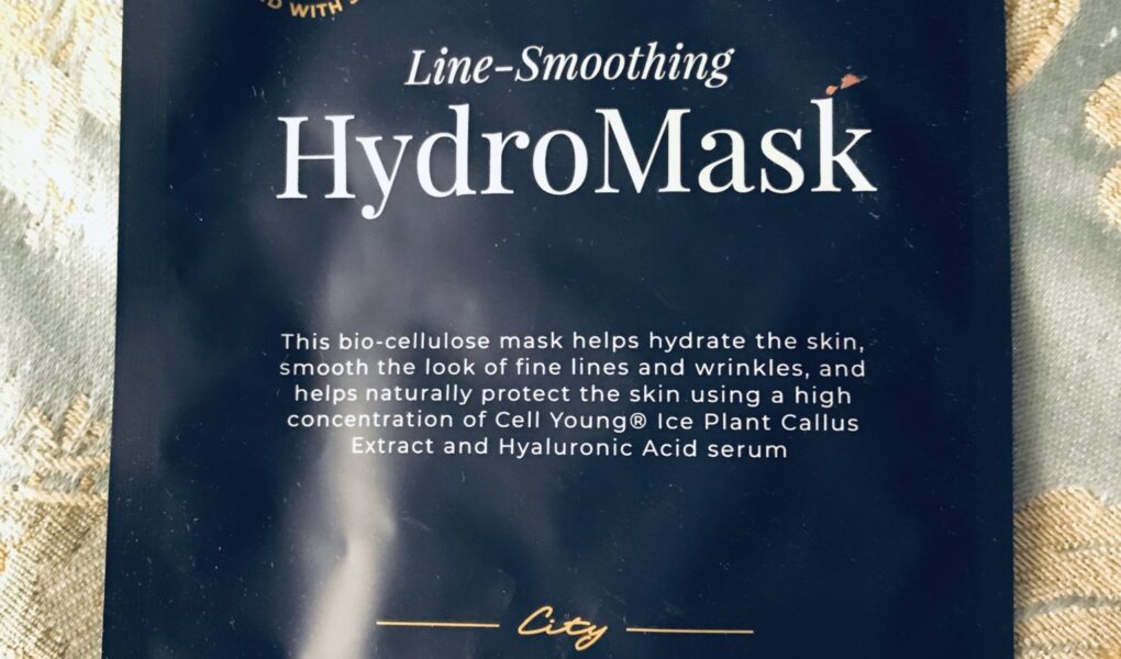 HydroMask sheet mask packet containing one mask