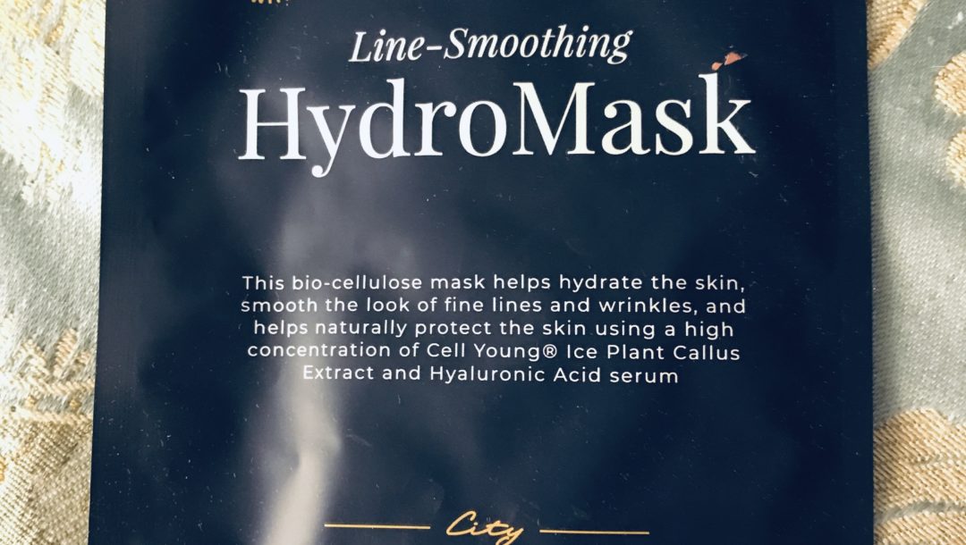 HydroMask sheet mask packet containing one mask