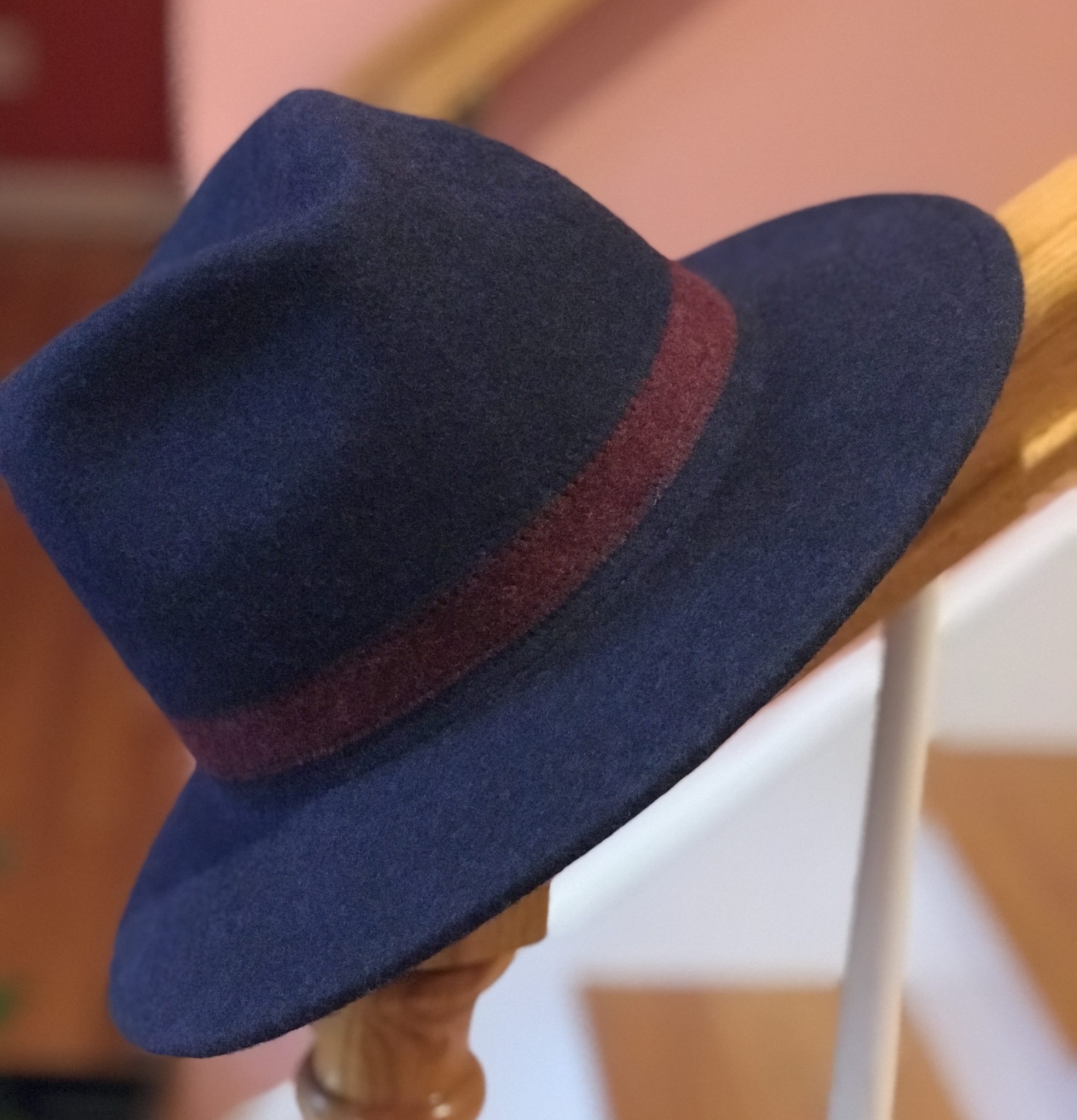 Brooklyn Hat Co. navy blue fedora, Avignon