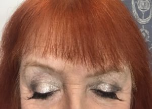 long false lashes on my closed eyes: Ardell Magnetic Lashes, Accent style