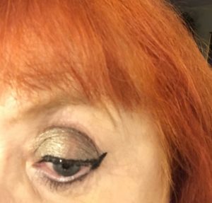 closeup of winger eyeliner on my eye via Vamp Stamp, kitten size