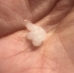 blob of lightweight white gel-cream: Robin McGraw Instant Face Shaper