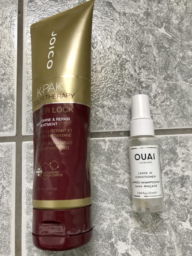 hair conditioners/treatment products I used up in December 2019