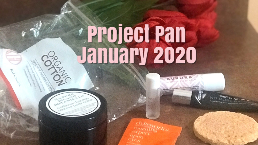 Project Pan January 2020 beauty empties