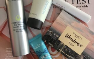 beauty products in Ipsy Plus "Clean Slate" glam bag for January 2020