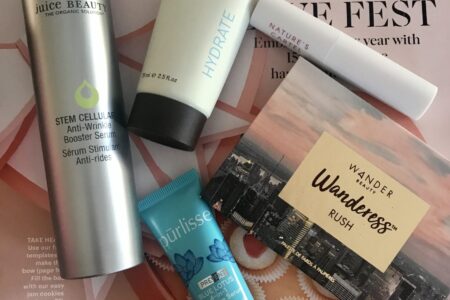 beauty products in Ipsy Plus "Clean Slate" glam bag for January 2020