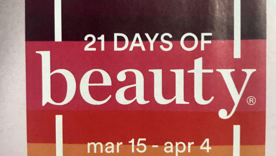 Ulta 21 Days of Beauty logo for Spring 2020