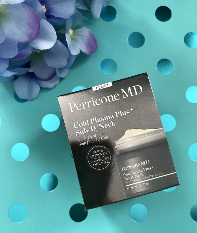 outer packaging for Perricone MD Cold Plasma Plus Sub D Neck