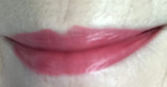 my lips wearing Seoul Rose, a true rose shade, from touch in SOL Pretty Filter Soul Velvet Lipstick