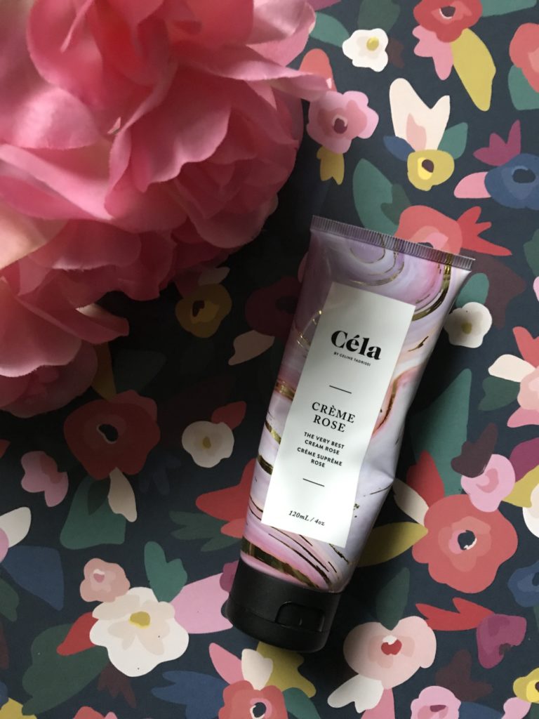 tube of Cela Creme Rose body cream