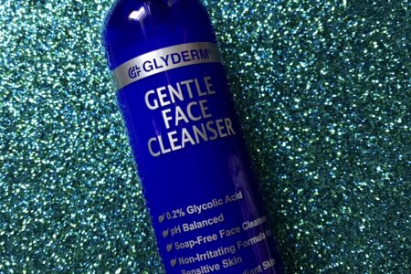 pump bottle: Glyderm Gentle Face Cleanser