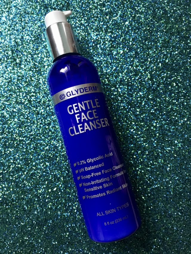 pump bottle: Glyderm Gentle Face Cleanser