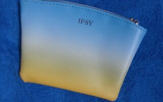 sunrise ombre colors/design on my May 2020 Ipsy Plus bag