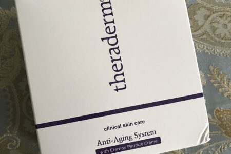 outer packaging for Theraderm Anti-Aging System