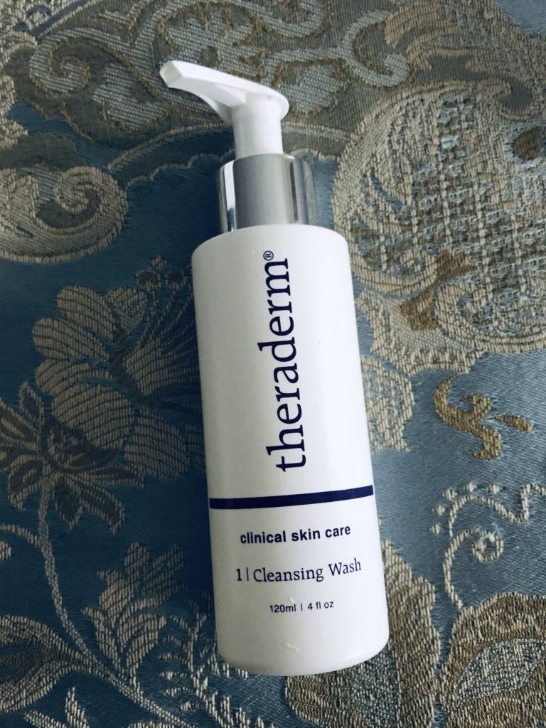 pump bottle of Theraderm Cleansing Wash