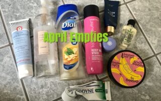 the beauty products I used up in April 2020