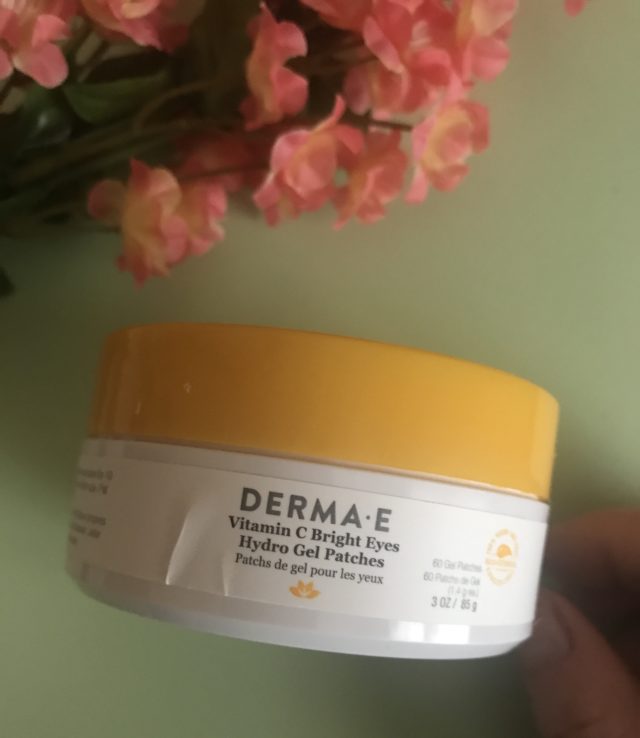 tub container for Derma E Vitamin C Bright Eyes Hydrogel Patches