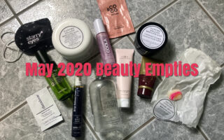 beauty products I used up in May 2020