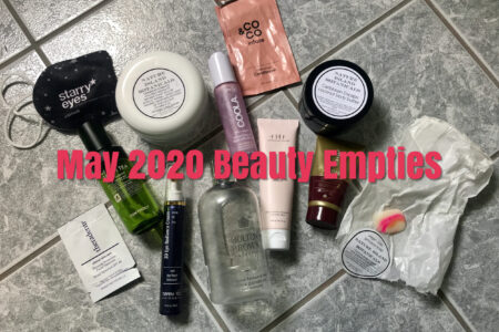 beauty products I used up in May 2020