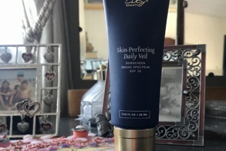 tube of City Beauty Skin Perfecting Veil on my vanity table